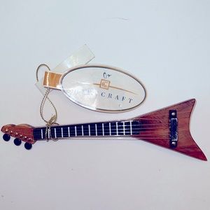 Mini Wooden Guitar with Strings